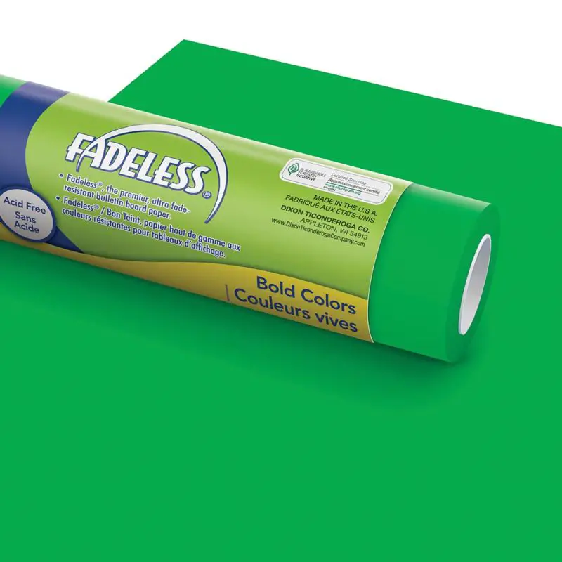 Carta per Fondali Verde 122x15 mt – Rotolo Professionale per Sfondi Creativi - Carta e cartoncino