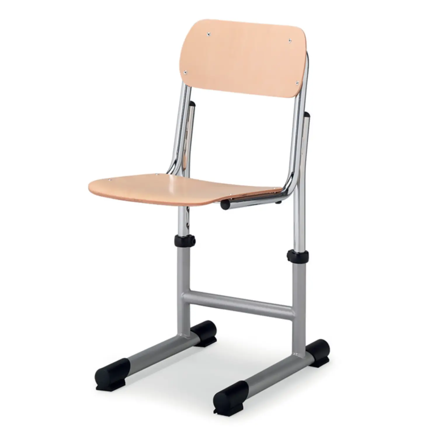 Sedia Regolabile 3000 per Ambienti Scolastici – Ergonomica, in Legno e Conforme CAM - Arredo scuola dell'obbligo