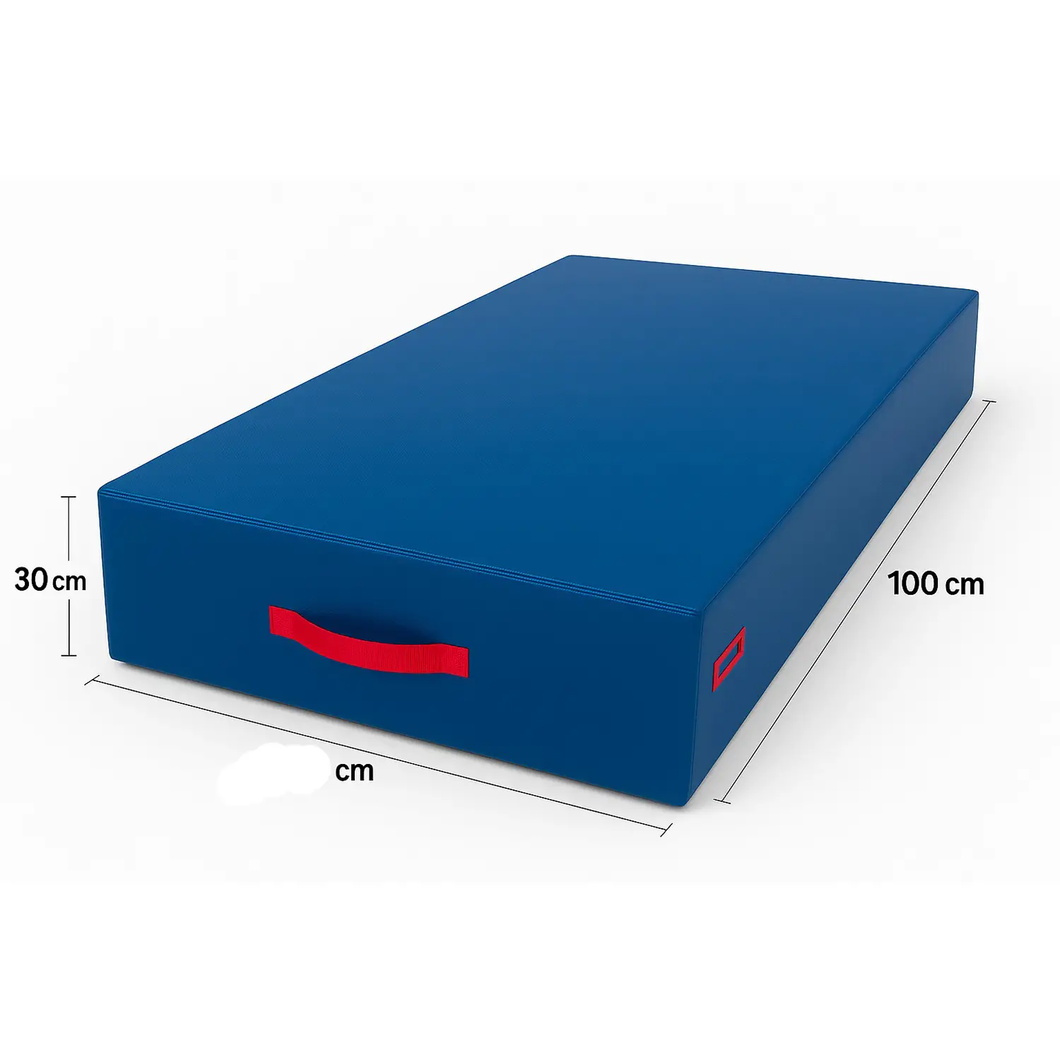 Materasso Ginnico Liscio 100x200x30 cm – Materasso Palestra Blu Ignifugo - Attrezzature sportive