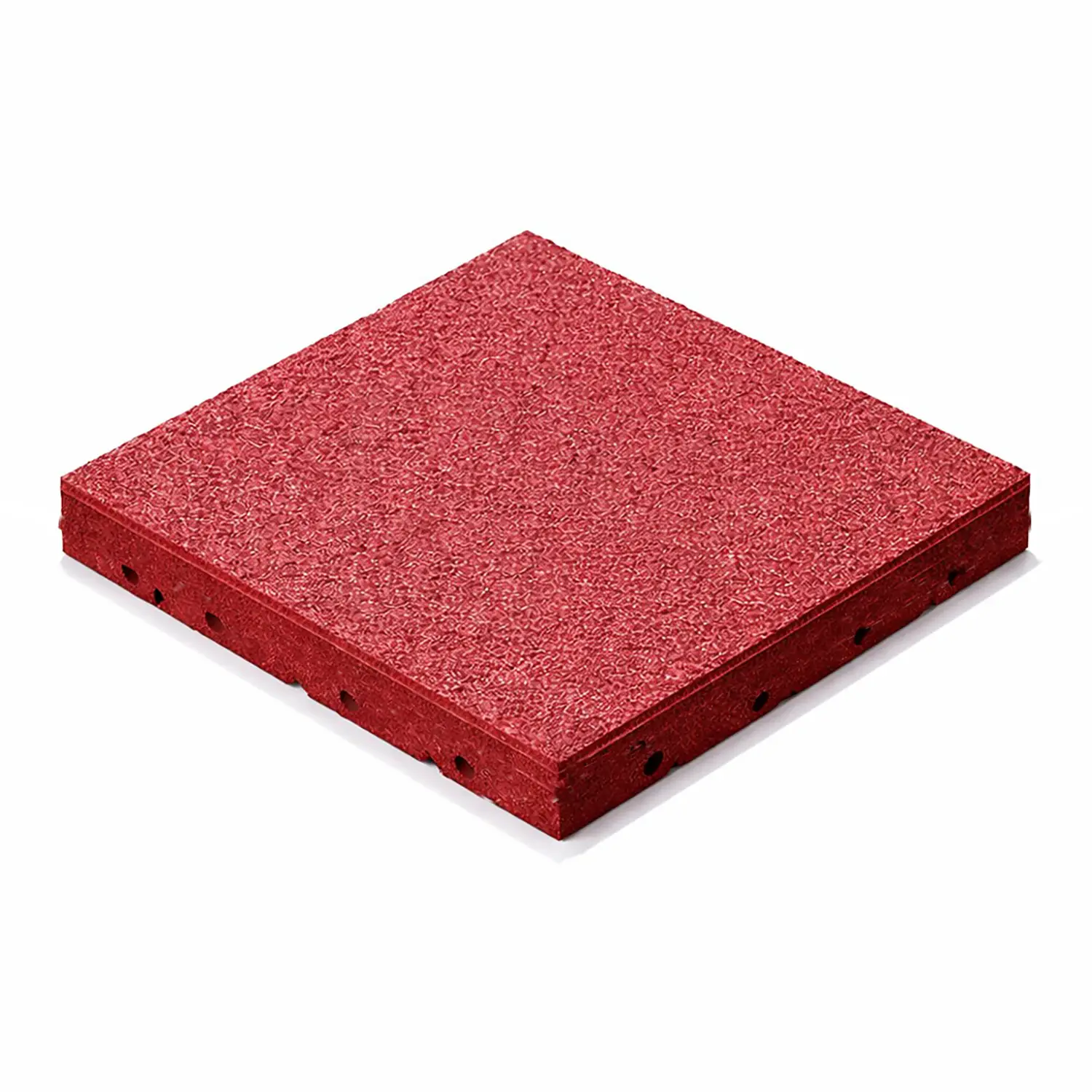 Pavimento Antitrauma Rosso 60 mm – Piastre in Gomma Riciclata 50x50 cm | EN 1177 - Playgrounds e giostre
