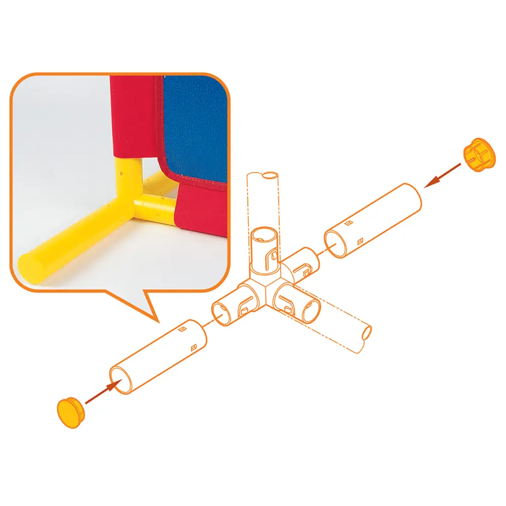 Divisori Color Set Piedi – Supporti per Pannelli Divisori Modulari - Divisori e staccionate