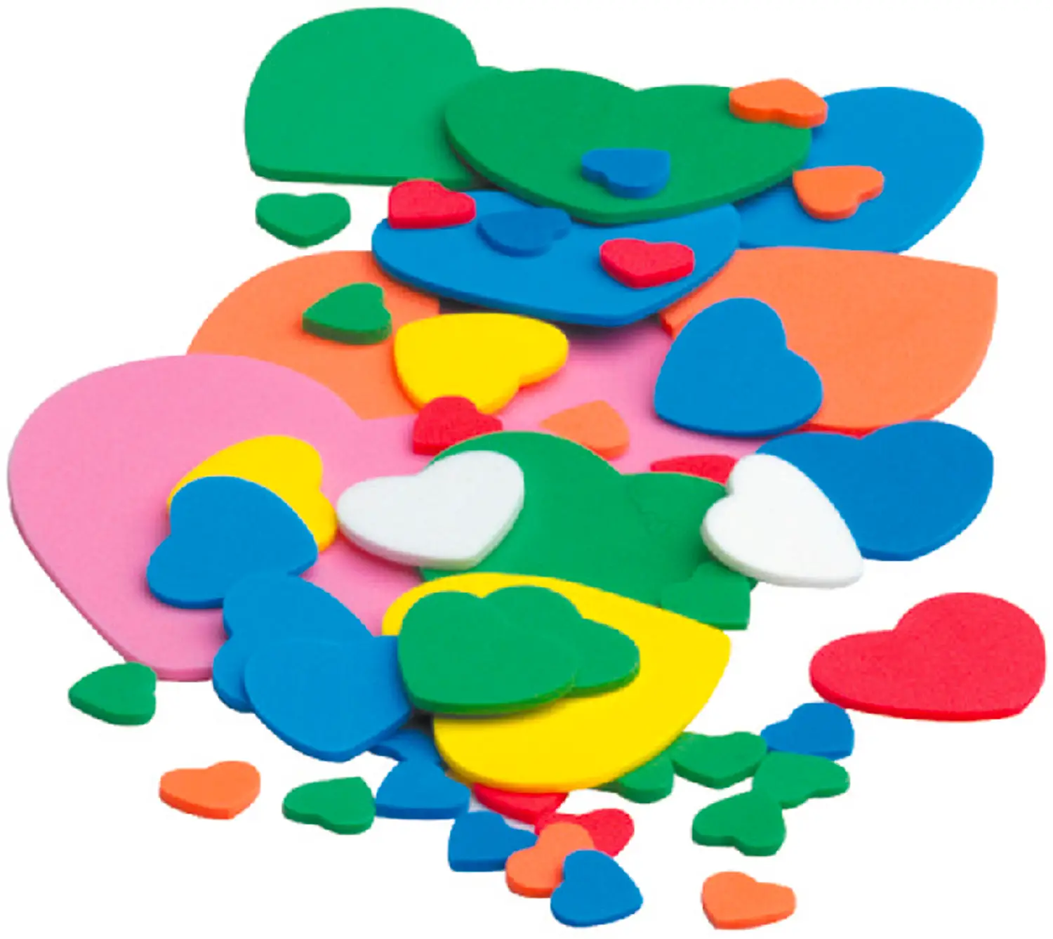 Set da 180 Cuori in EVA – Creatività e Divertimento - Applicazioni e decori