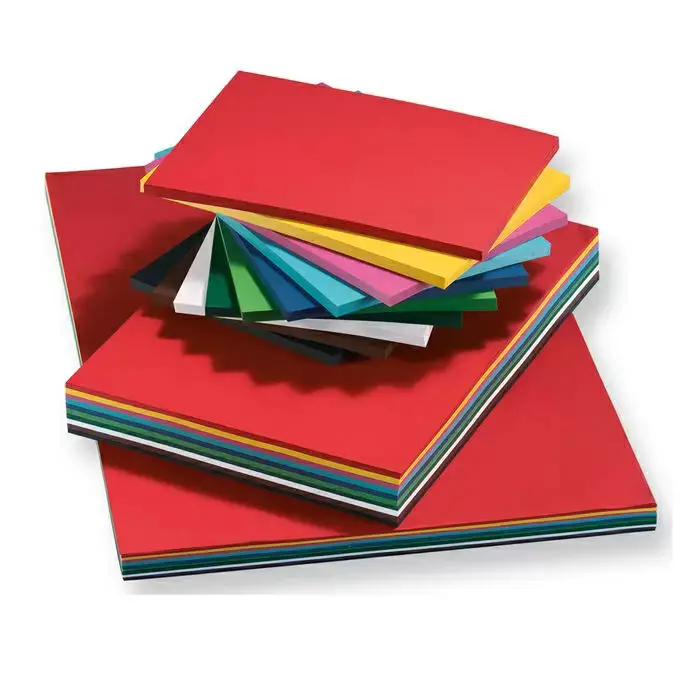Cartoncino Colorato Leggero Premium 100 Fogli 130gr cm 50x70 - Carta e cartoncino