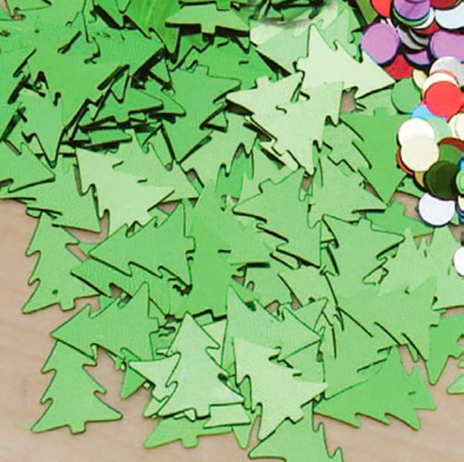 Abeti Decorativi da Incollare – 16 mm - Barattolo 100 gr - Applicazioni e decori