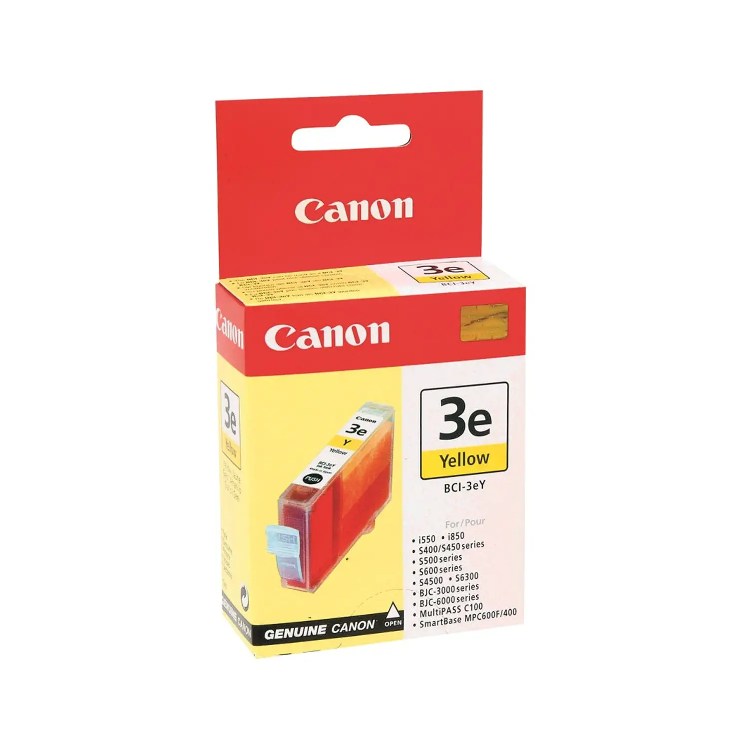 Canon Cartuccia Inkjet Gialla Originale BCI-3eY – Per Canon BJC 3000, BJC 6000, S400 e PIXMA - consumabili