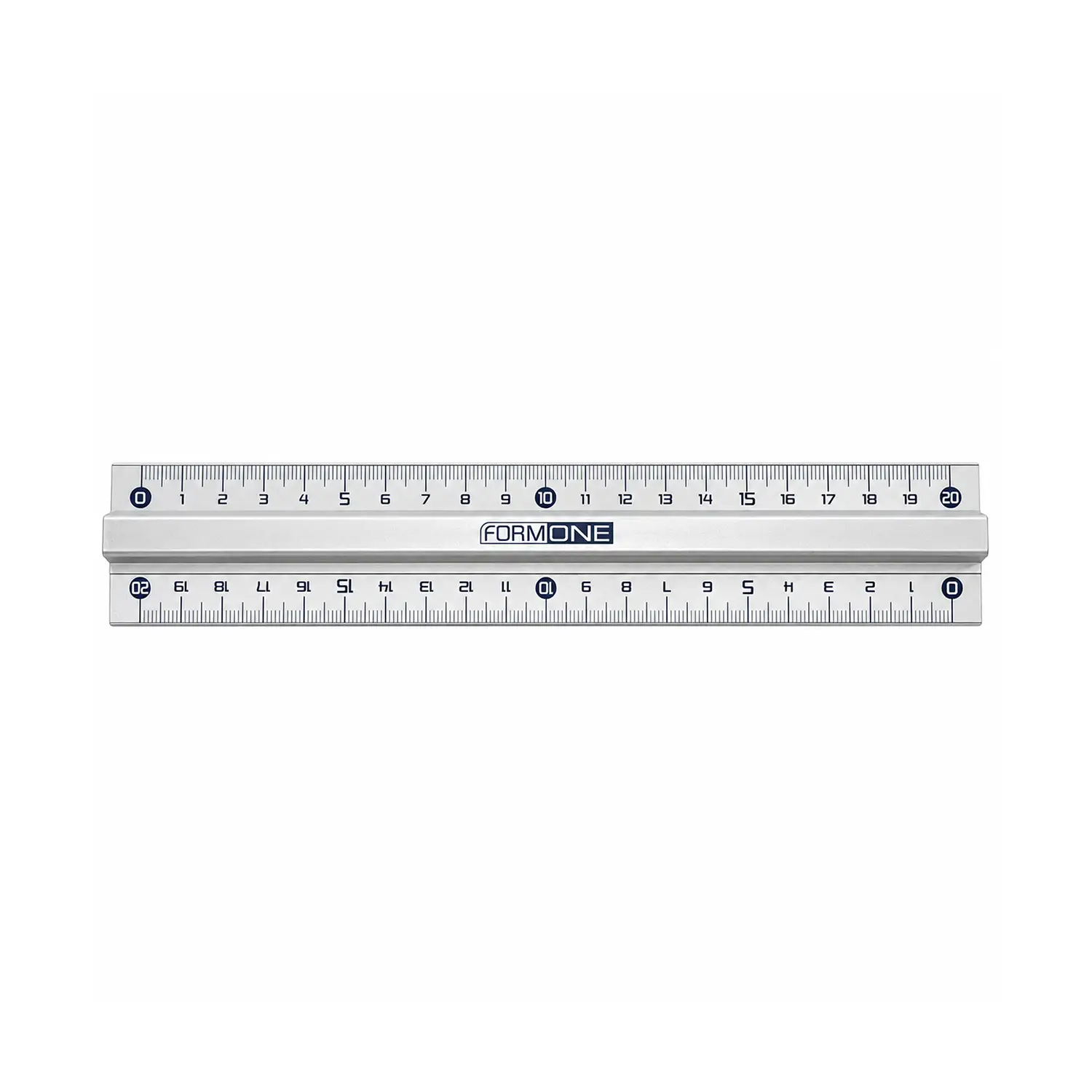 Righello Doppio Decimetro in Alluminio 20 cm Neoline - Disegno tecnico