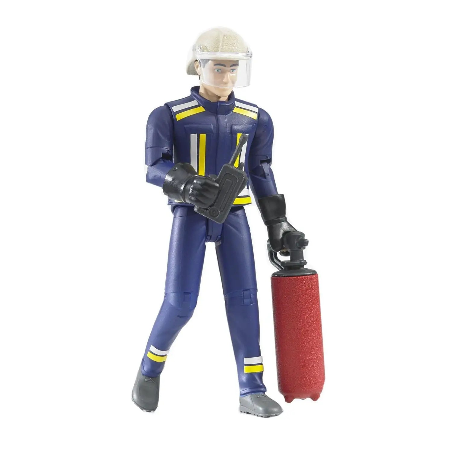 BRUDER Personaggio Pompiere con Accessori - Figura Giocattolo - modellini