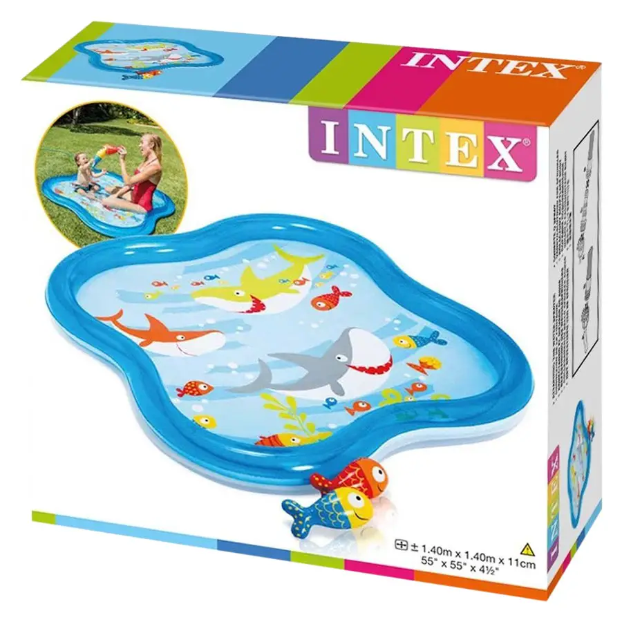PISCINA BABY QUADRATA SPRUZZO 104X140X11 - estivo mare