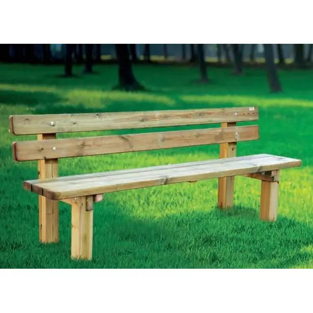 PANCA IN LEGNO DA ESTERNO CM. 200x55x74h - Palestrine