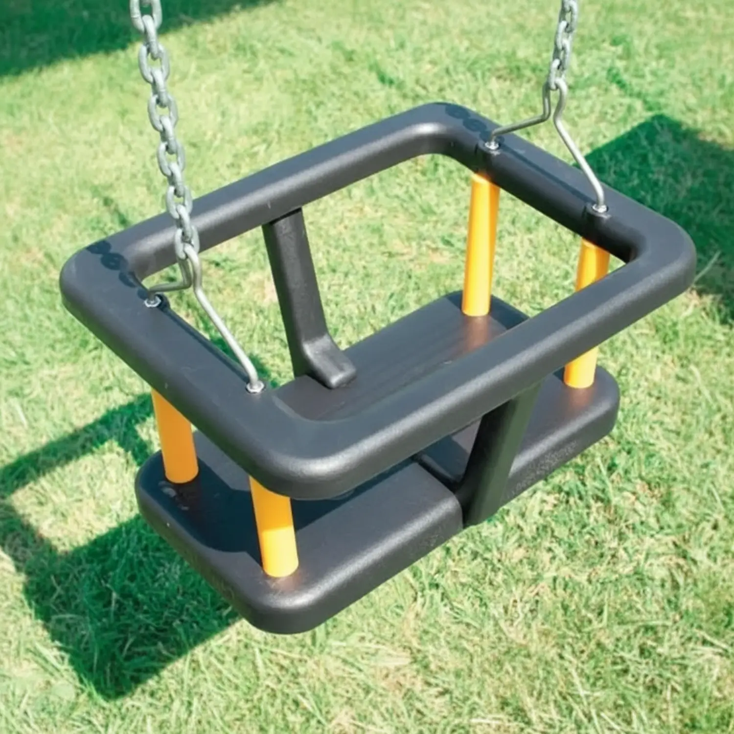 Seggiolino a Gabbia Completo di Catene – Sicuro per Bambini Fino a 6 Anni - Palestrine