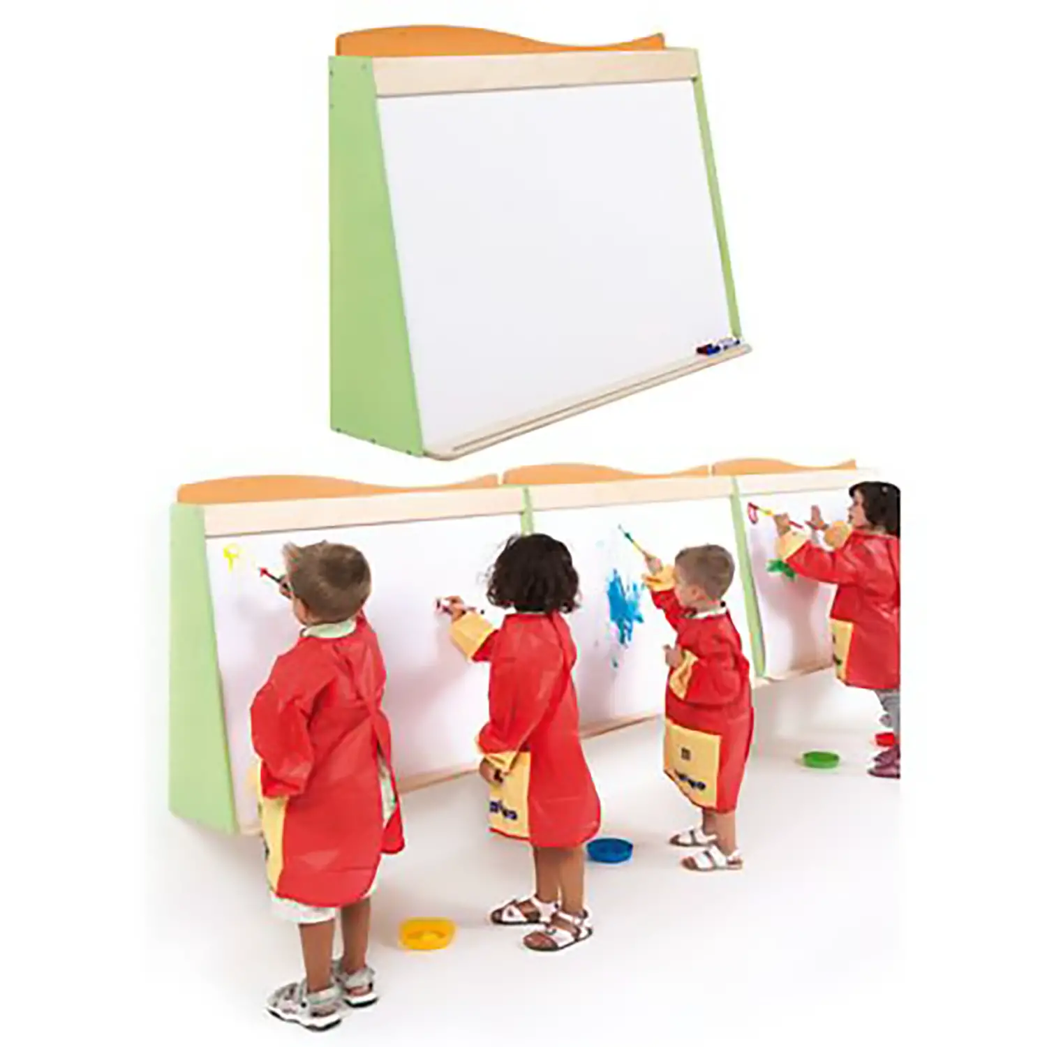 Lavagna Murale Atelier per Scuola dell’Infanzia in Multistrato di Betulla – Lavagna per Disegno - L'angolo della pittura