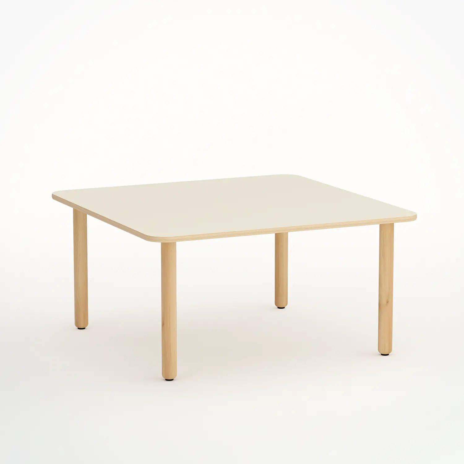 Tavolo Forma Quadrato Cm. 75x75 Misura 3 Magnolia Per Scuola Primaria - Conforme CAM - Tavoli e Cattedre