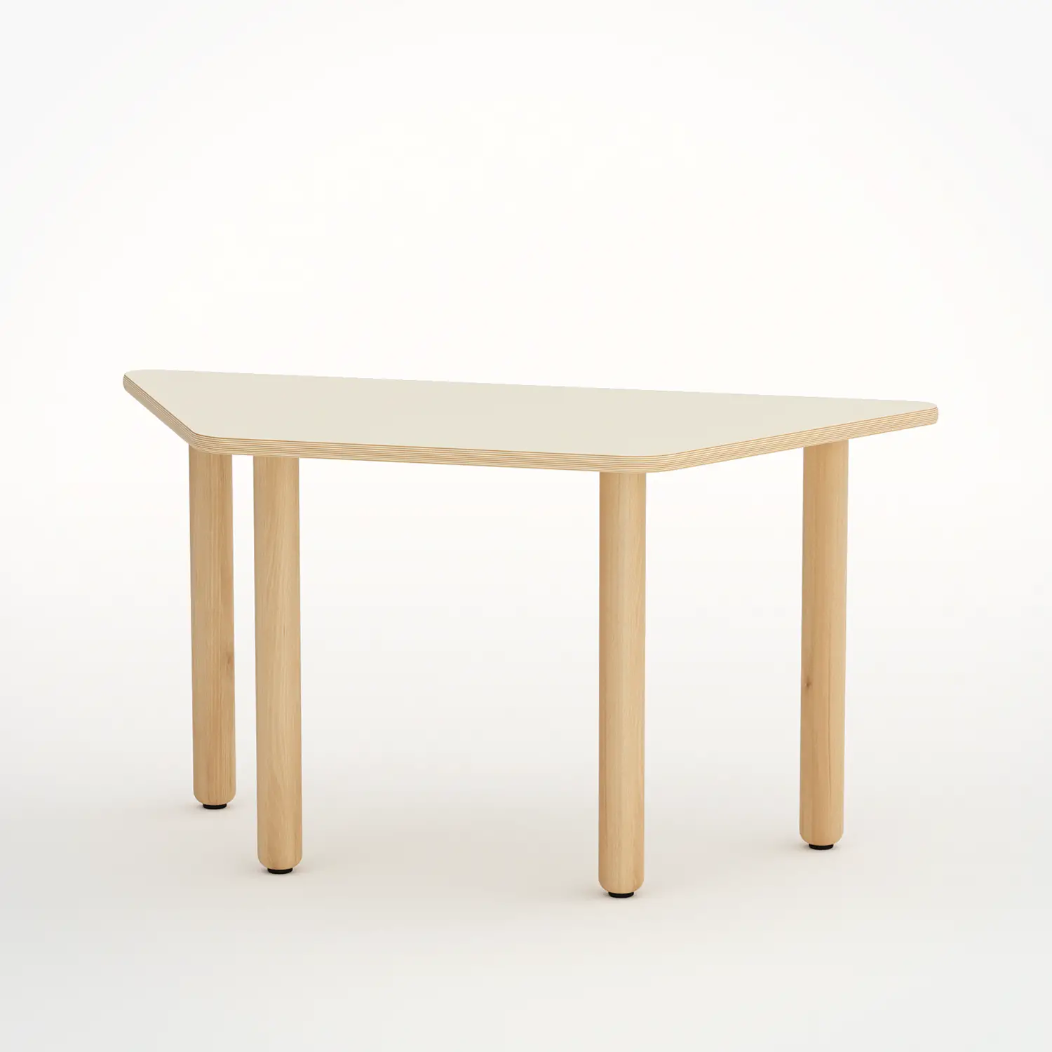 Tavolo Scuola Infanzia Trapezio Magnolia – Misura 1, Altezza 46 cm - Tavoli e Cattedre