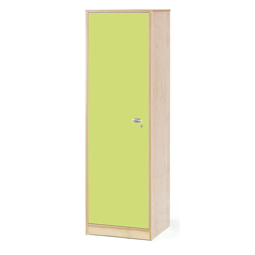 Mobile Scuola Infanzia a Colonna con Anta Destra Verde – 50 x 41 x 174 cm - Arredo Nido e Infanzia