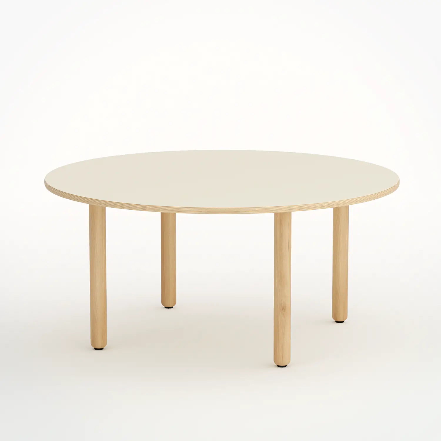 Tavolo Onda Circolare Magnolia Misura 3 – Altezza 58 cm e Ø 130 cm - Tavoli e Cattedre