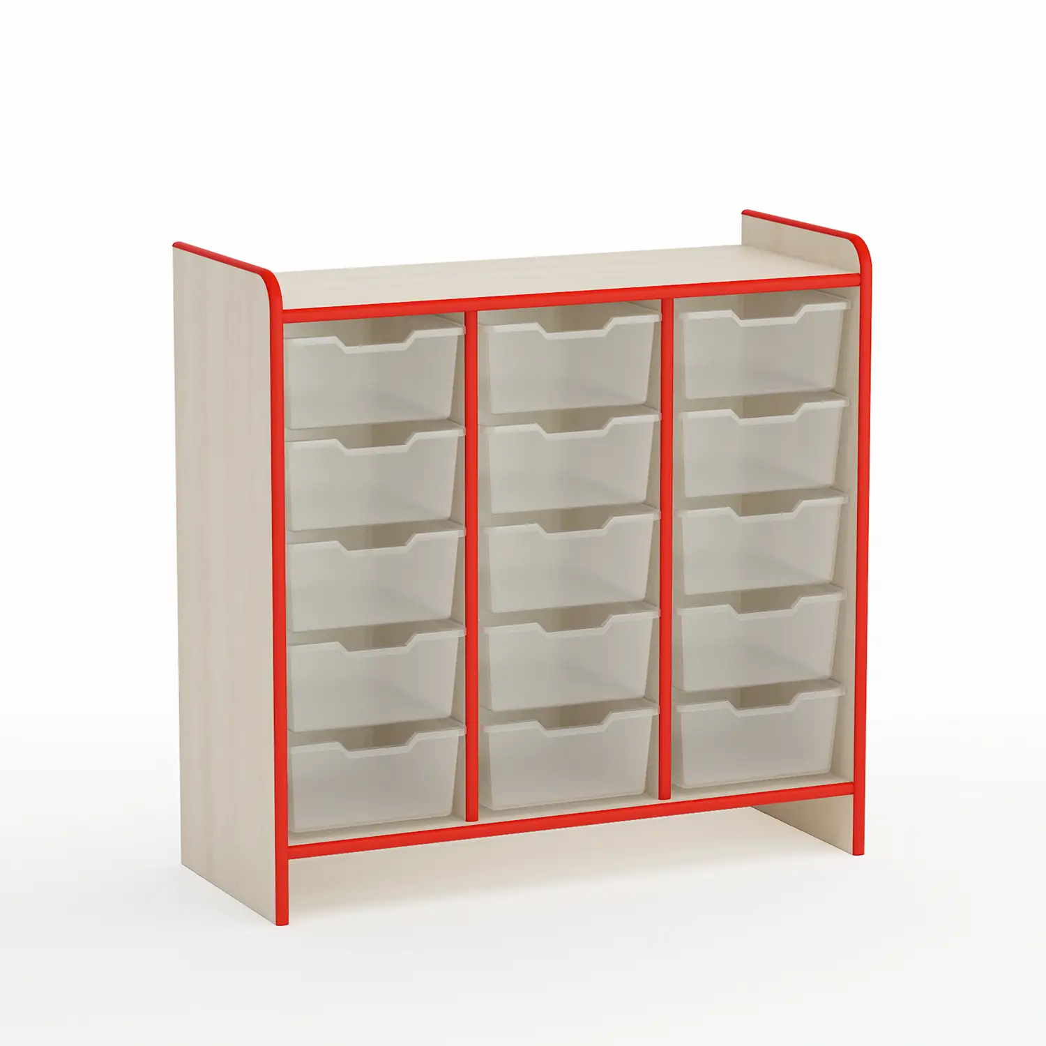 Mobile Scuola Modus a 15 Cassetti - Conforme CAM - Arredo Nido e Infanzia