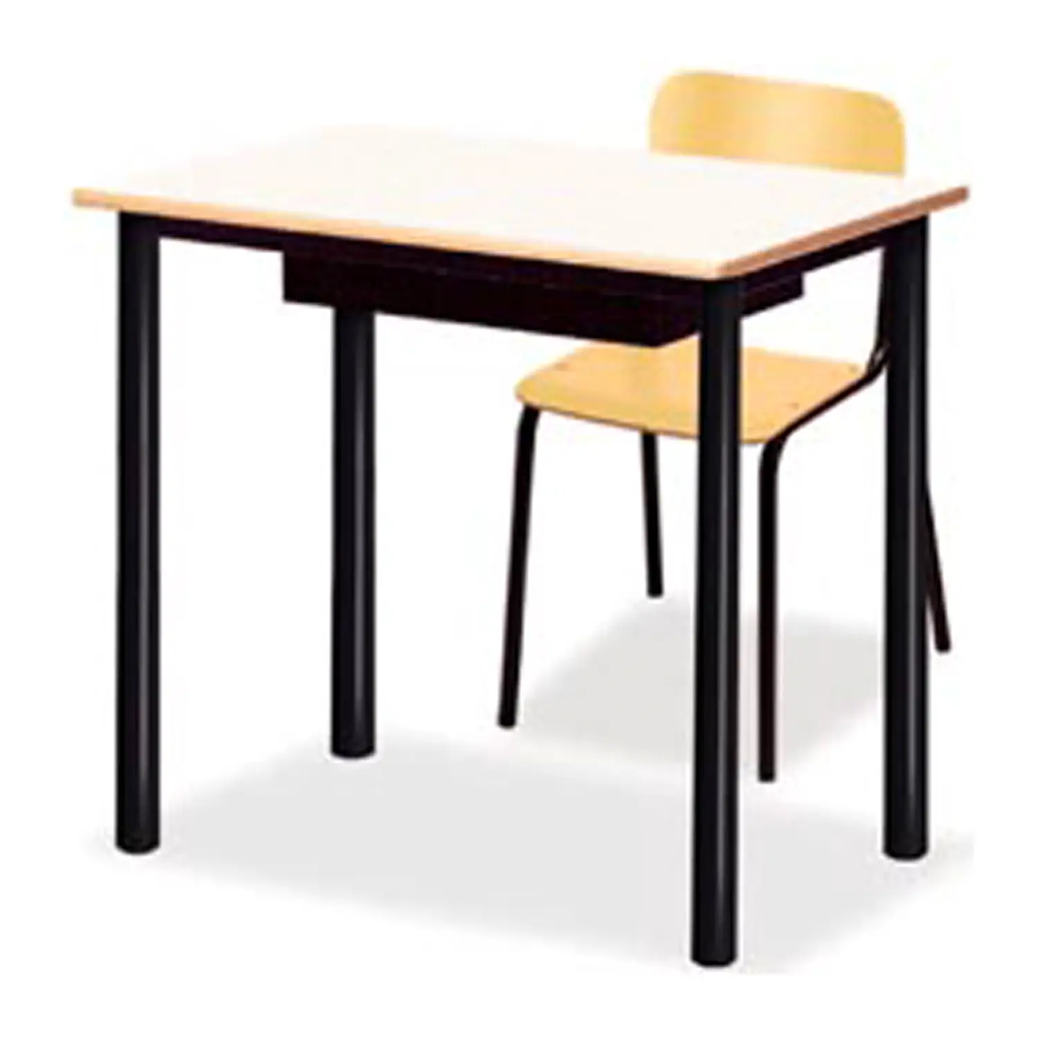 Banco Monoposto 600 - Sottopiano In Lamiera H 64 Cm. Per Ambienti Scolastici. - Conforme CAM - Arredo scuola dell'obbligo