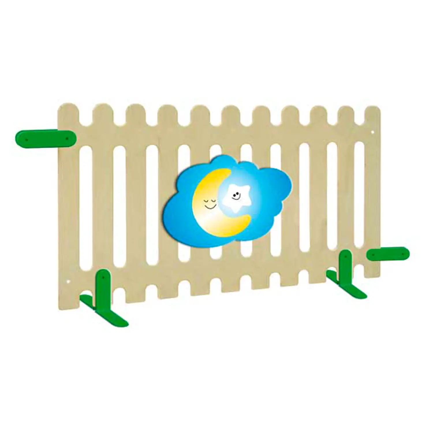 Divisorio per Asilo Nido e Infanzia Staccionata con Decoro Luna - Divisori e staccionate