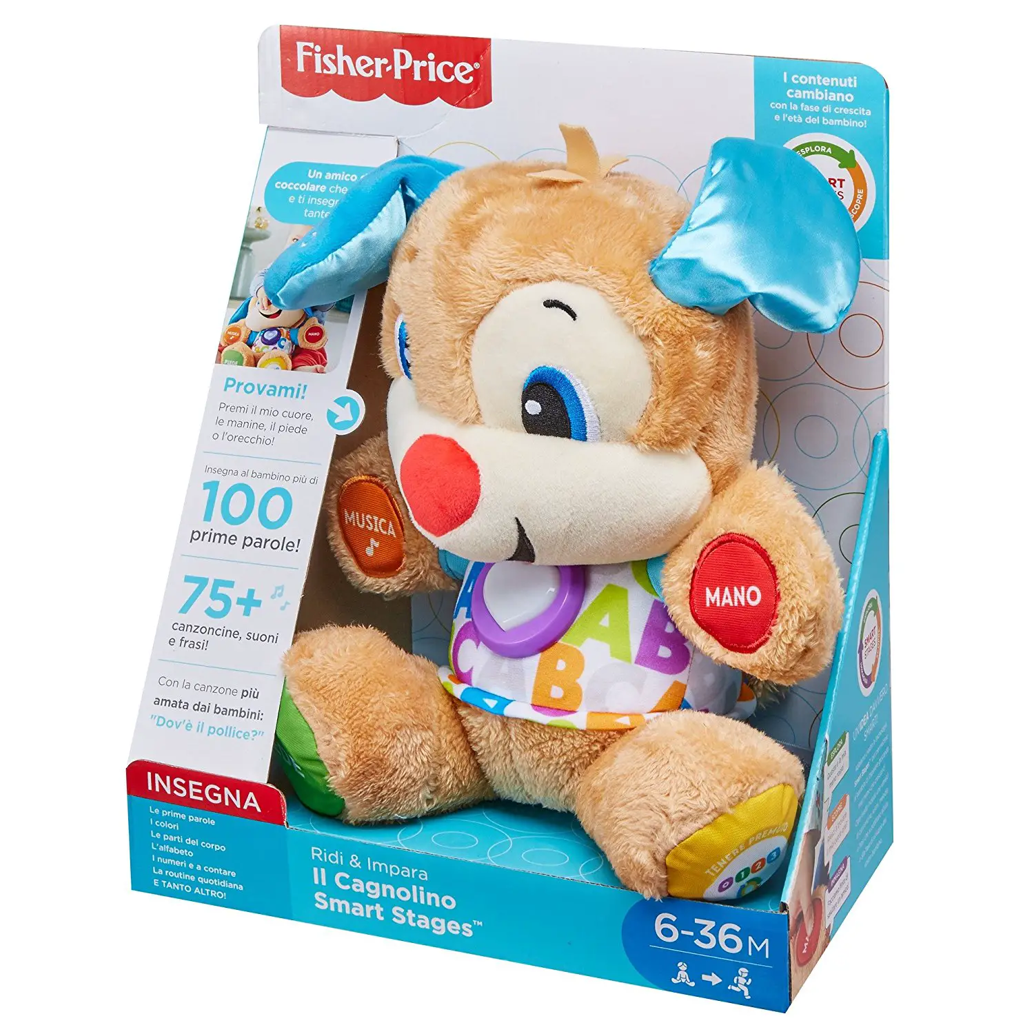 Fisher Price il Cagnolino Smart Stages New Gioco Elettronico - Primi giochi