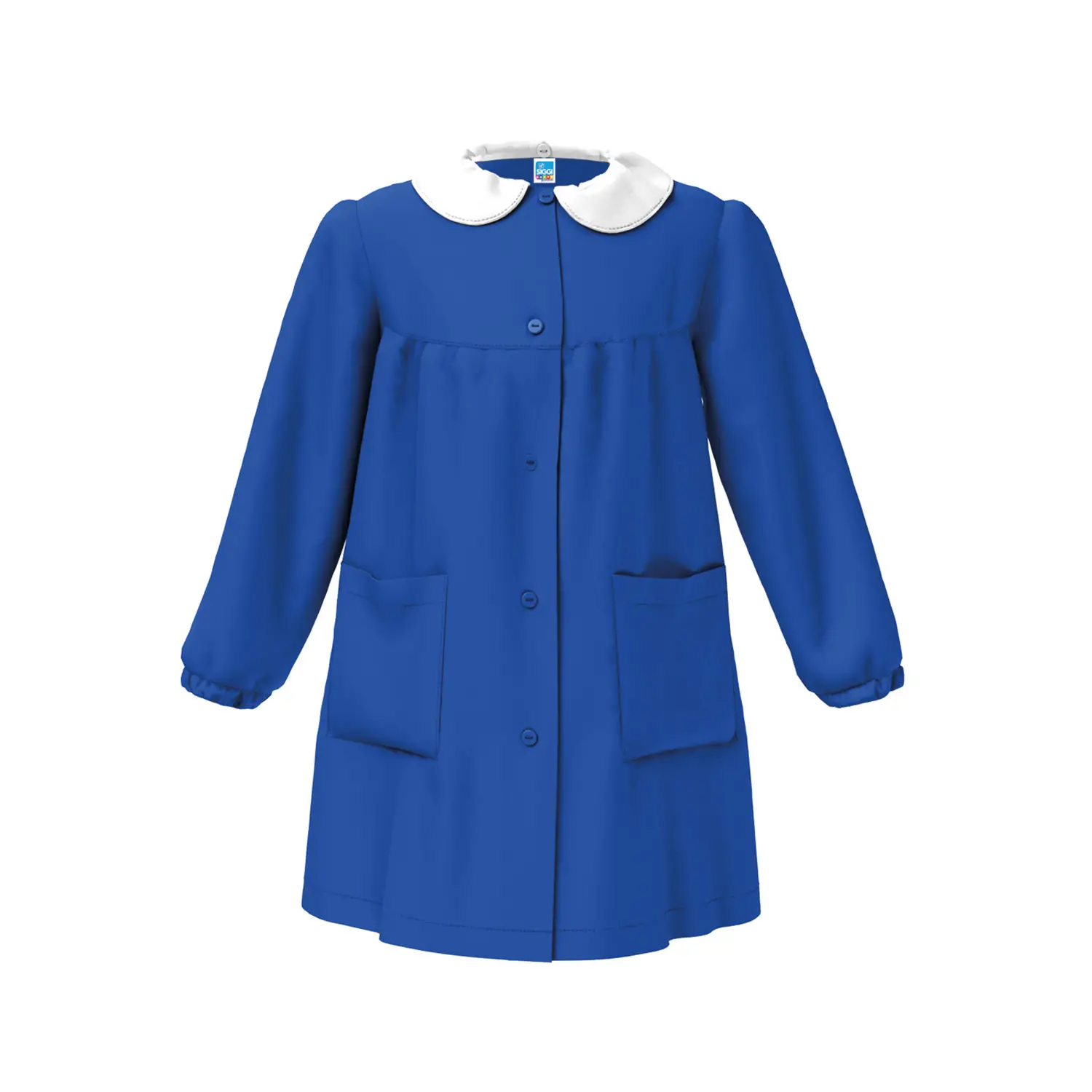 Grembiule Bambina Scuola Senza Ricamo Blu 8 Anni - grembiuli scolastici