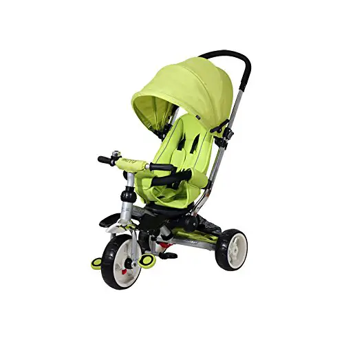 Triciclo Giro Baby’s Clan Verde Oliva – 6 in 1 - Tricicli e primi passi