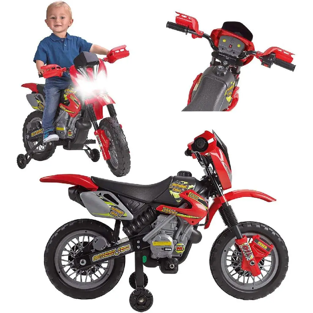 Moto Elettrica per Bambini Feber Motorbike Cross 400F 6V - moto