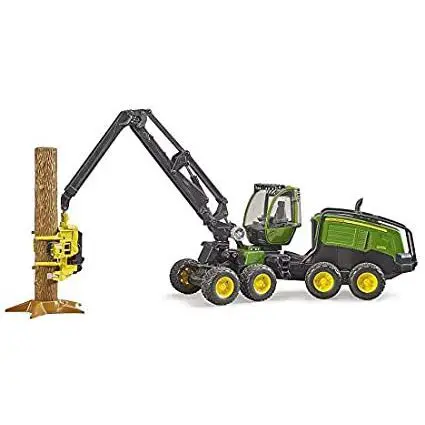 Bruder John Deere 1270G Taglia Tronchi Giocattolo con Braccio Meccanico - modellini