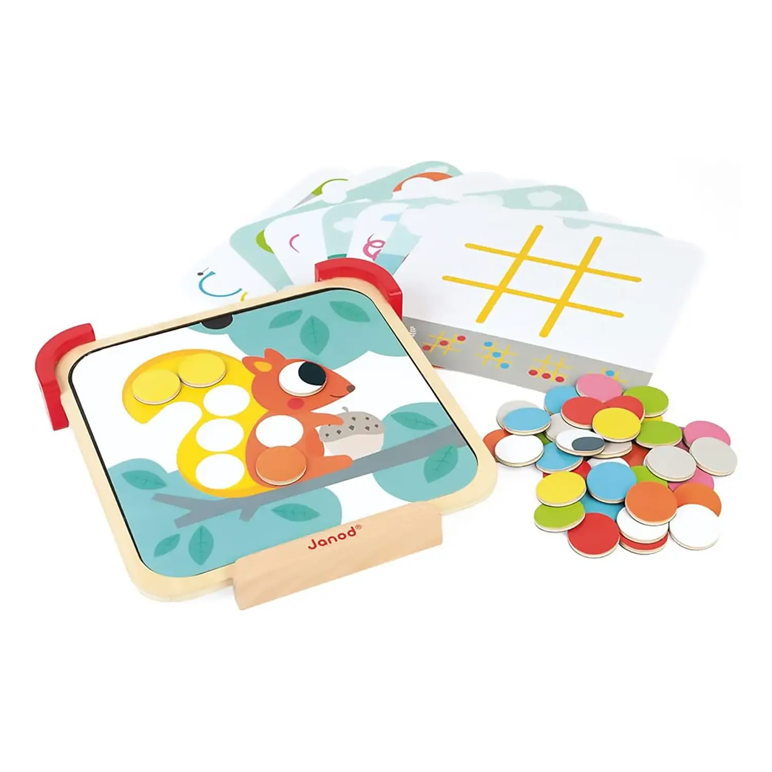 Imparo i Colori – Gettoni Magnetici in Legno | Gioco Educativo Montessori - Classificazione e matematica