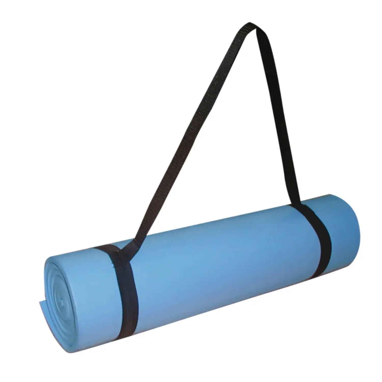Materassino Fitness TOORX Arrotolabile Azzurro con Maniglia 160x50x0,8 cm - tappetini