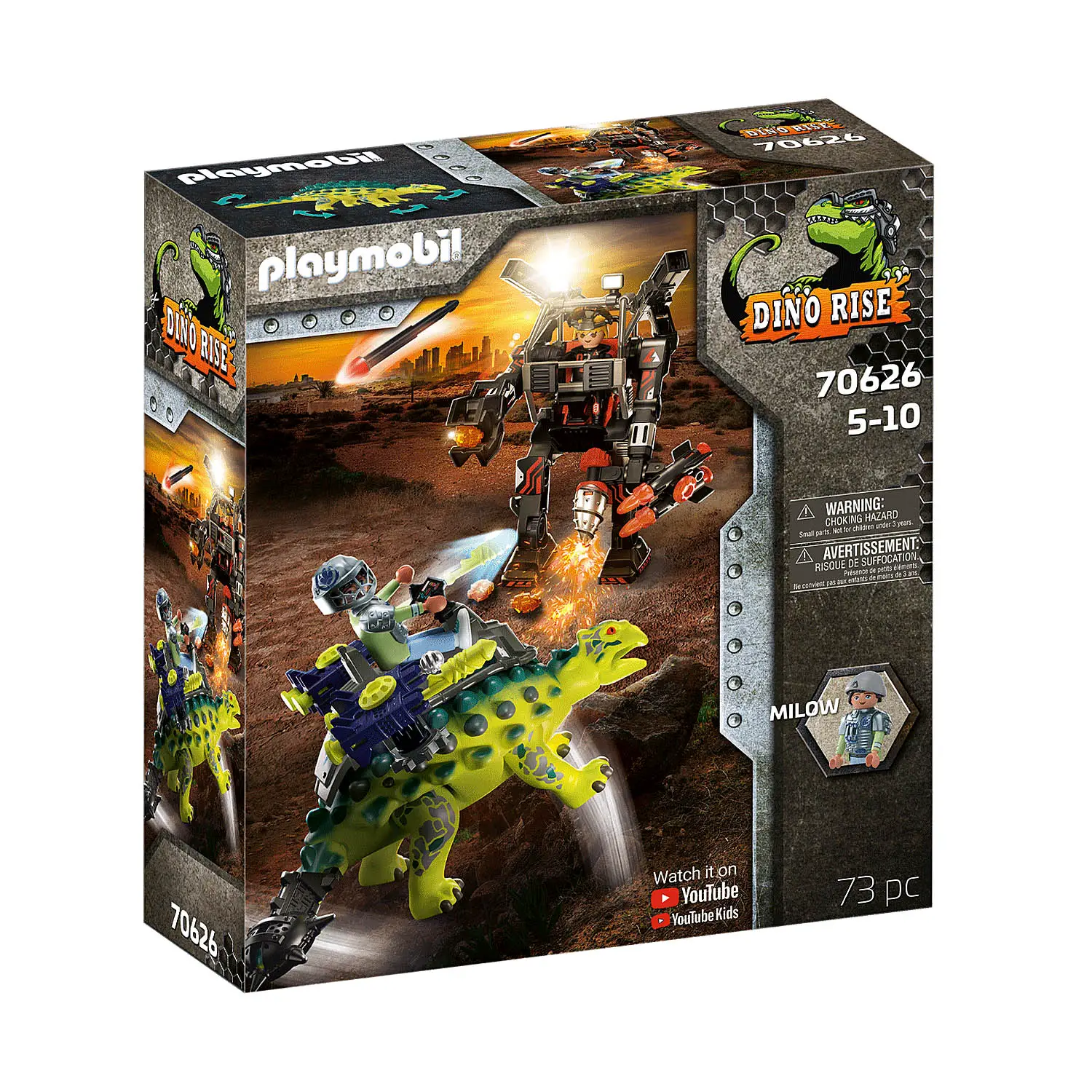 Anchilosauro: Difesa del Guerriero Playmobil Dino Rise - playmobil