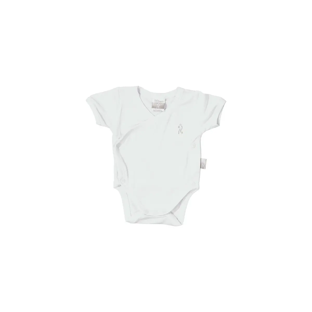 Body Mezza Manica Bamboo 12-18 Mesi Bianco - intimo neonato