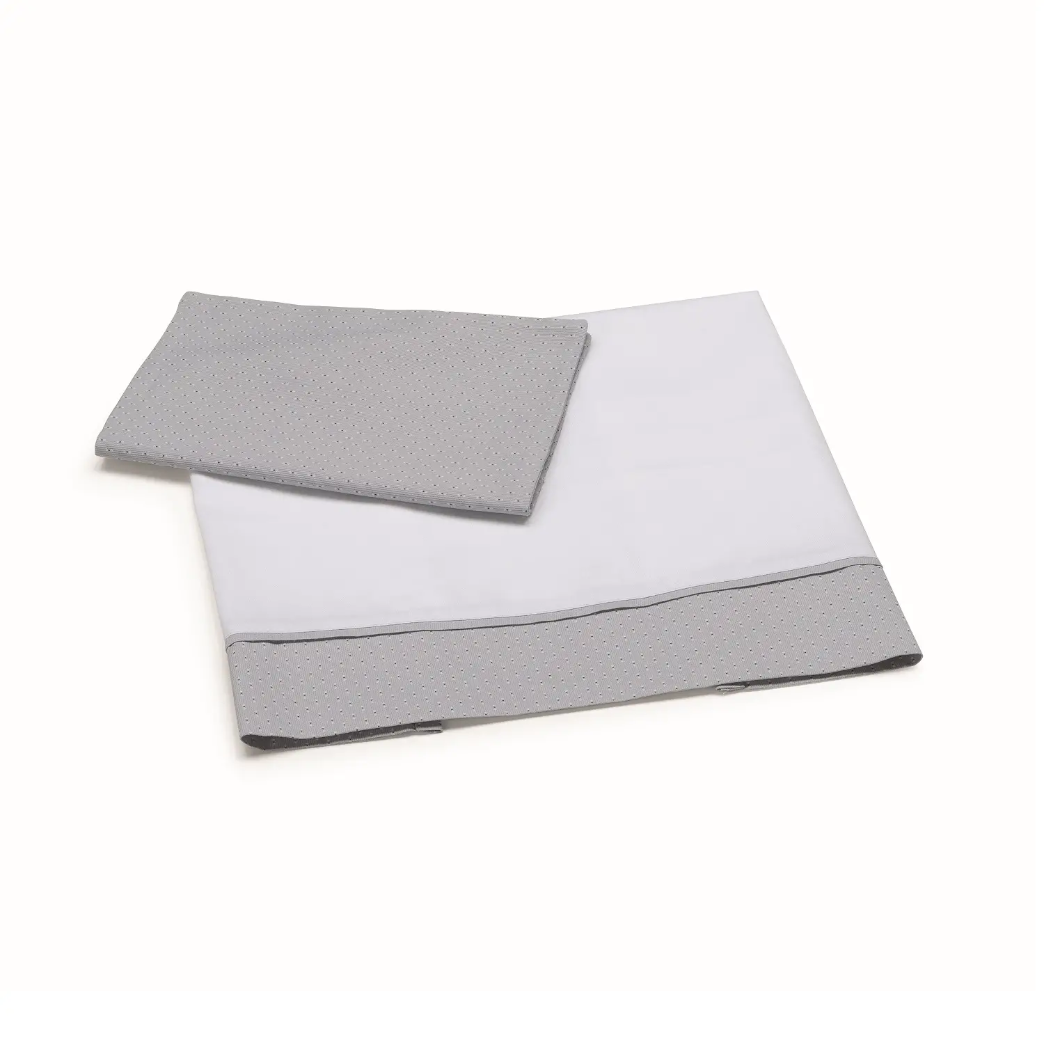 Completo Lenzuolino per Culla MyBebè Grigio Foppapedretti – Set 3 Pezzi in Cotone - lenzuolini