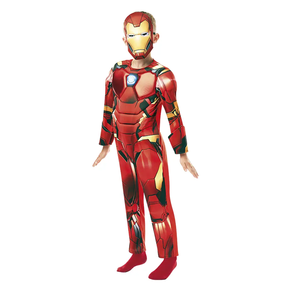Costume Iron Man Deluxe per Bambini - Taglia M - 5/6 anni - abiti bambino e bambina