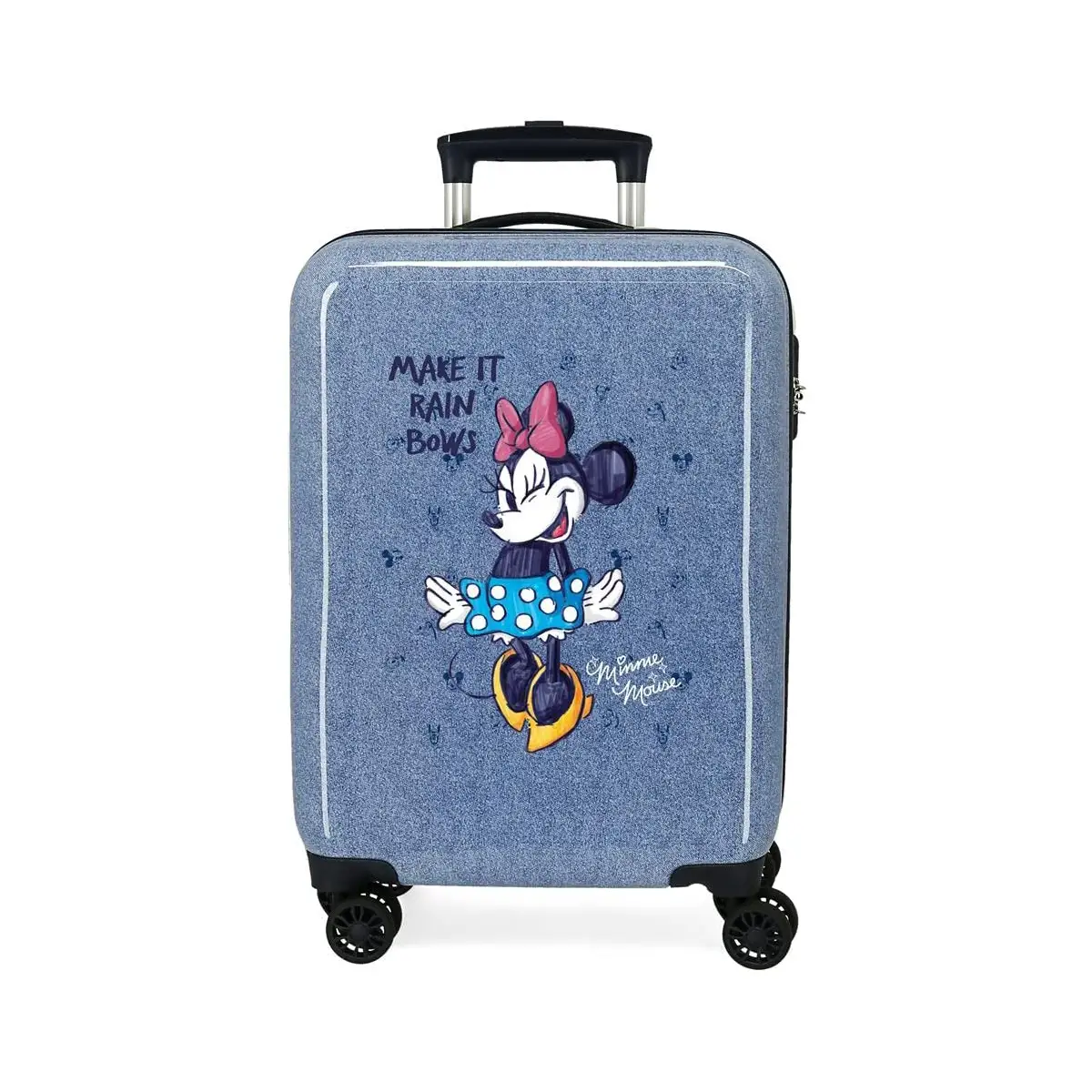 Minnie Make It Rain Bows Trolley da Cabina Abs 55 cm. 4 Ruote - valige e borse da viaggio
