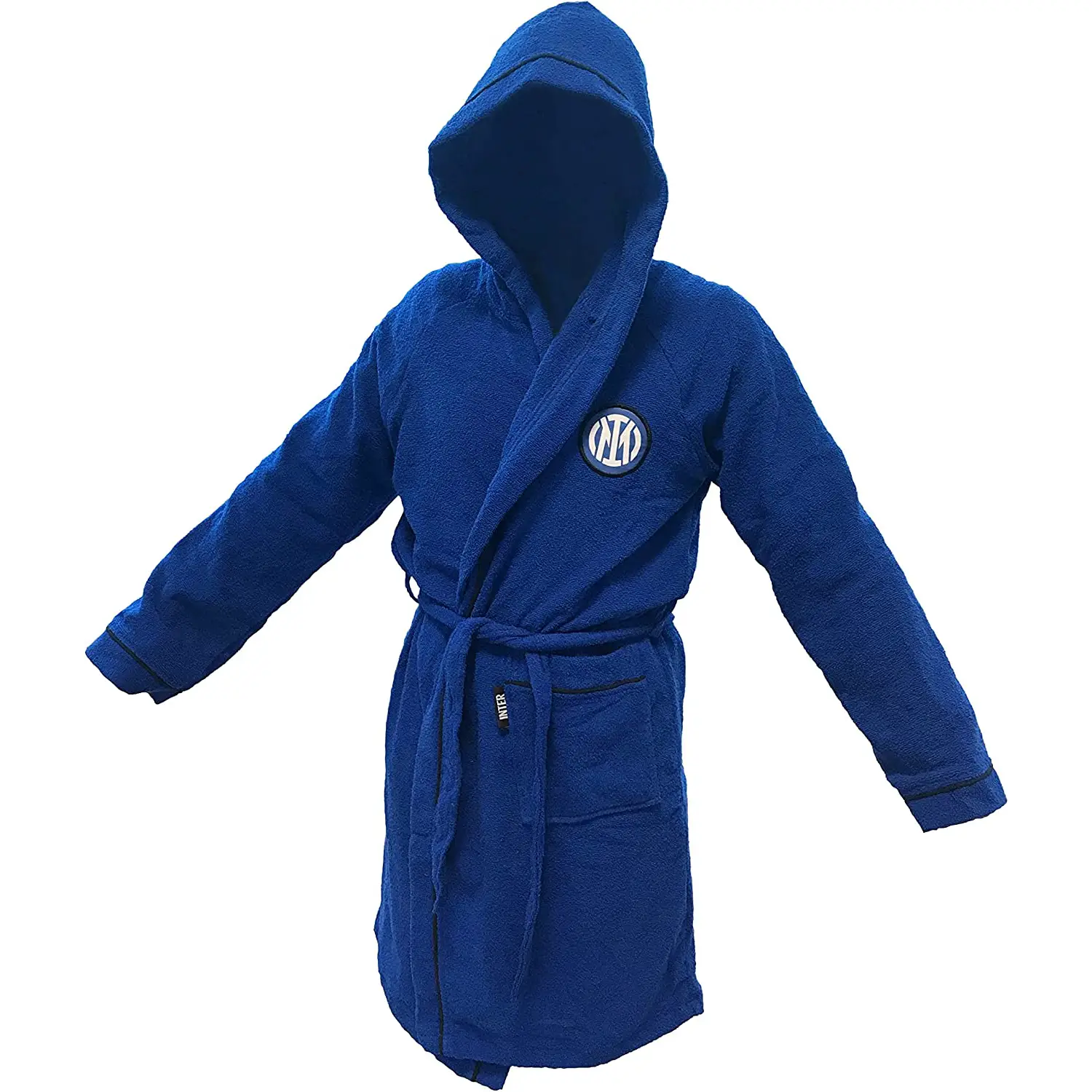 Accappatoio Microspugna Logo Inter 100% cotone Junior12-14 Anni - biancheria casa