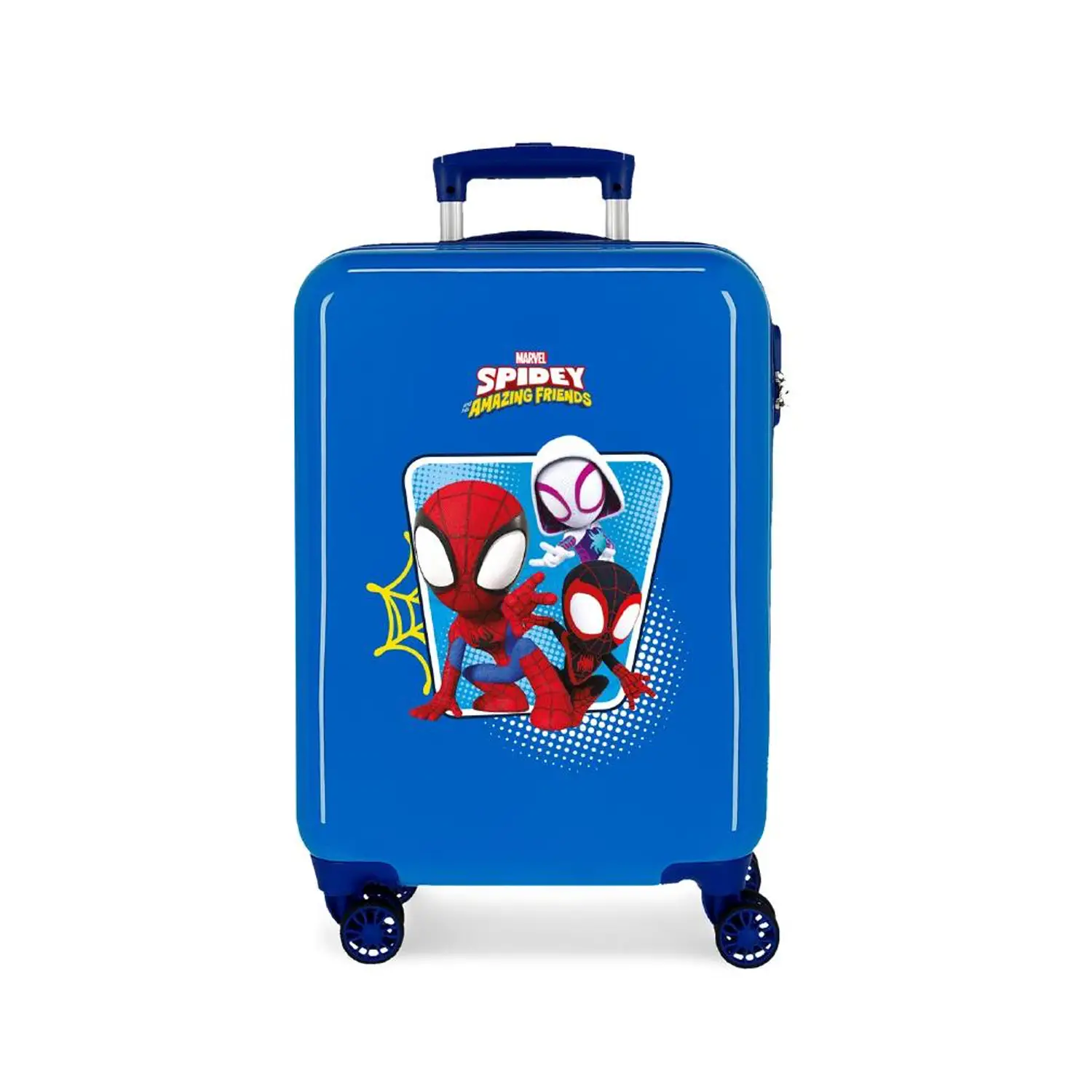 Spidey Team Up Trolley da Cabina Abs 55 cm. 4 Ruote Blu - valige e borse da viaggio