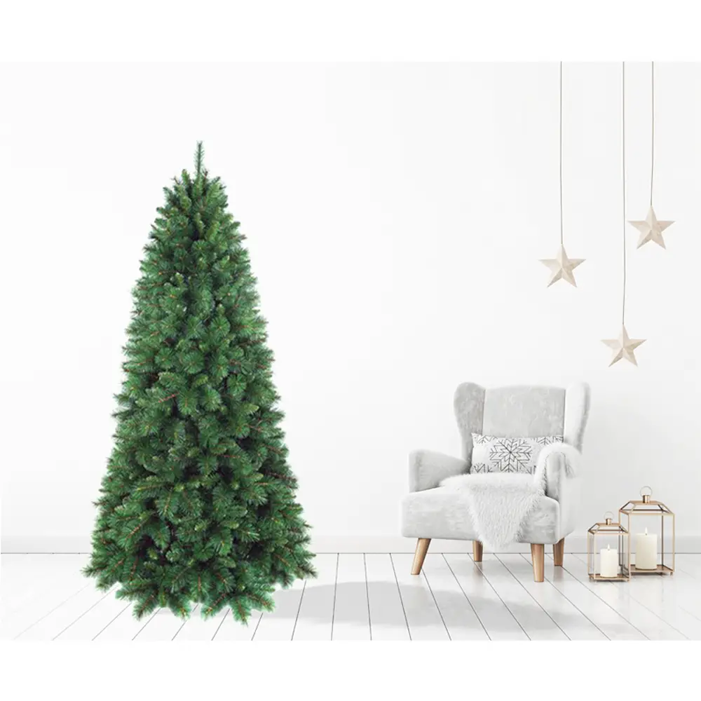 Albero di Natale Green Peak Slim 210 cm – Eleganza e Praticità - alberi