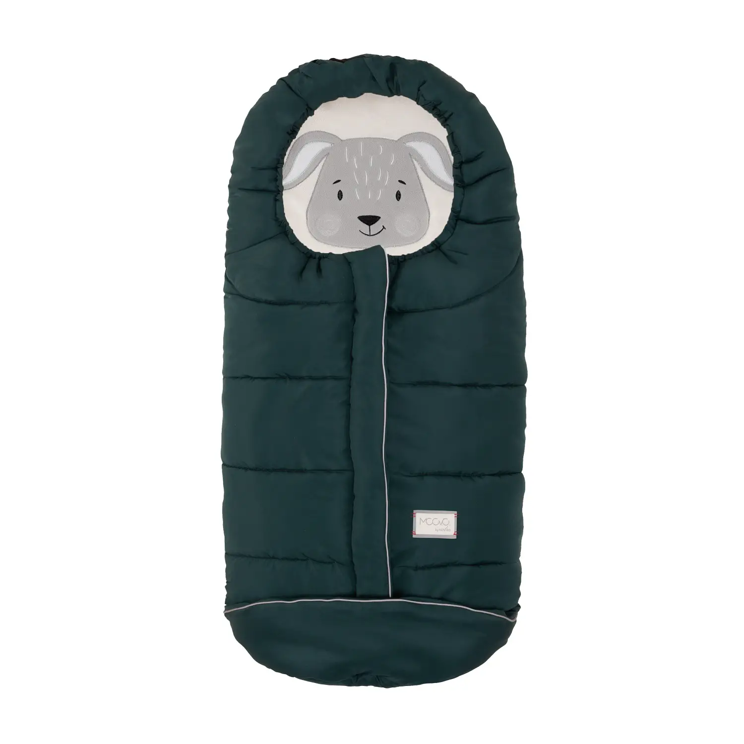 Sacco Termico Junior Cuccioli per Passeggino Verde Scuro Moovo By Nuvita - sacchi termici