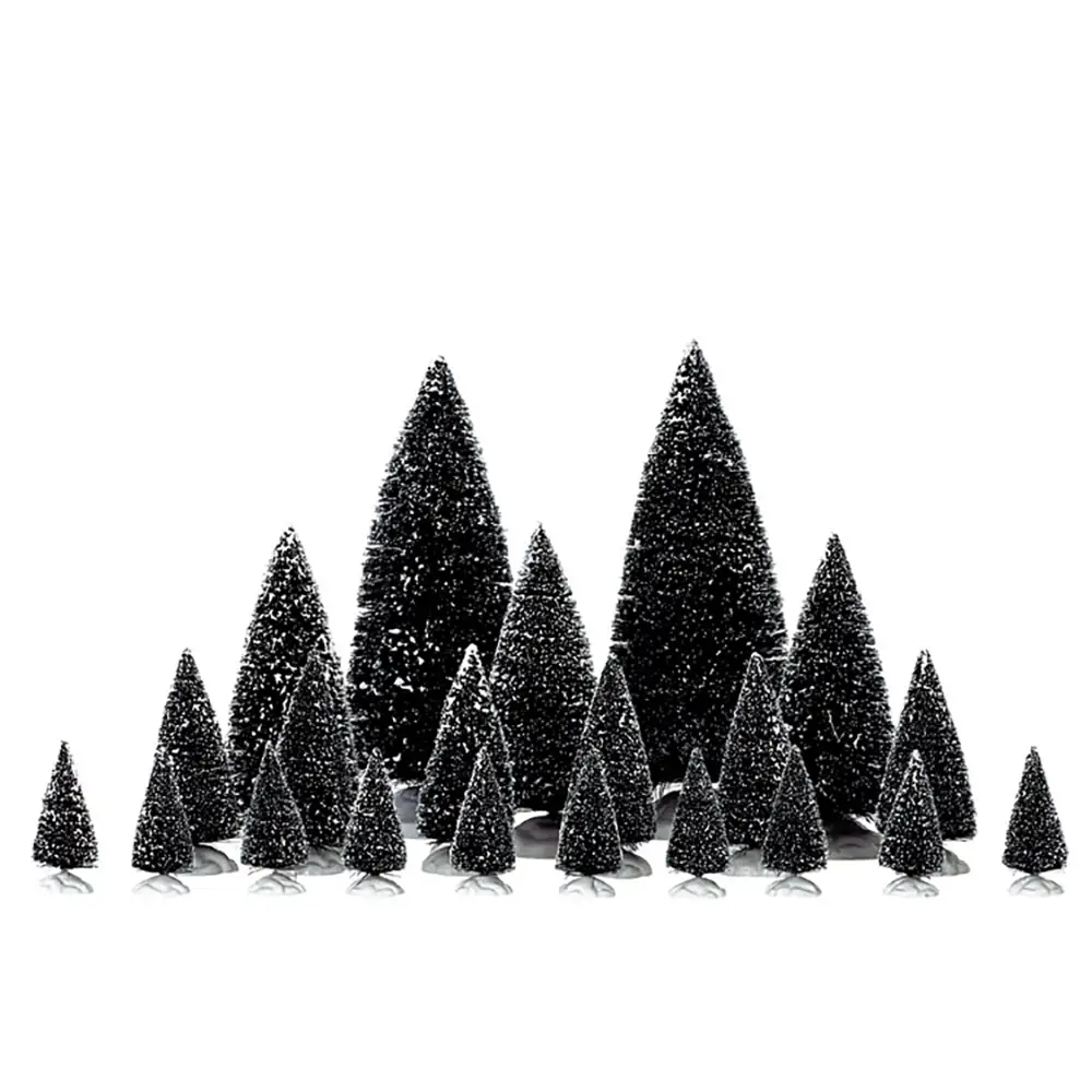 Lemax Assorted Pine Trees 04768 – Alberi di Pino Assortiti per Villaggio Natalizio - scene e villaggi