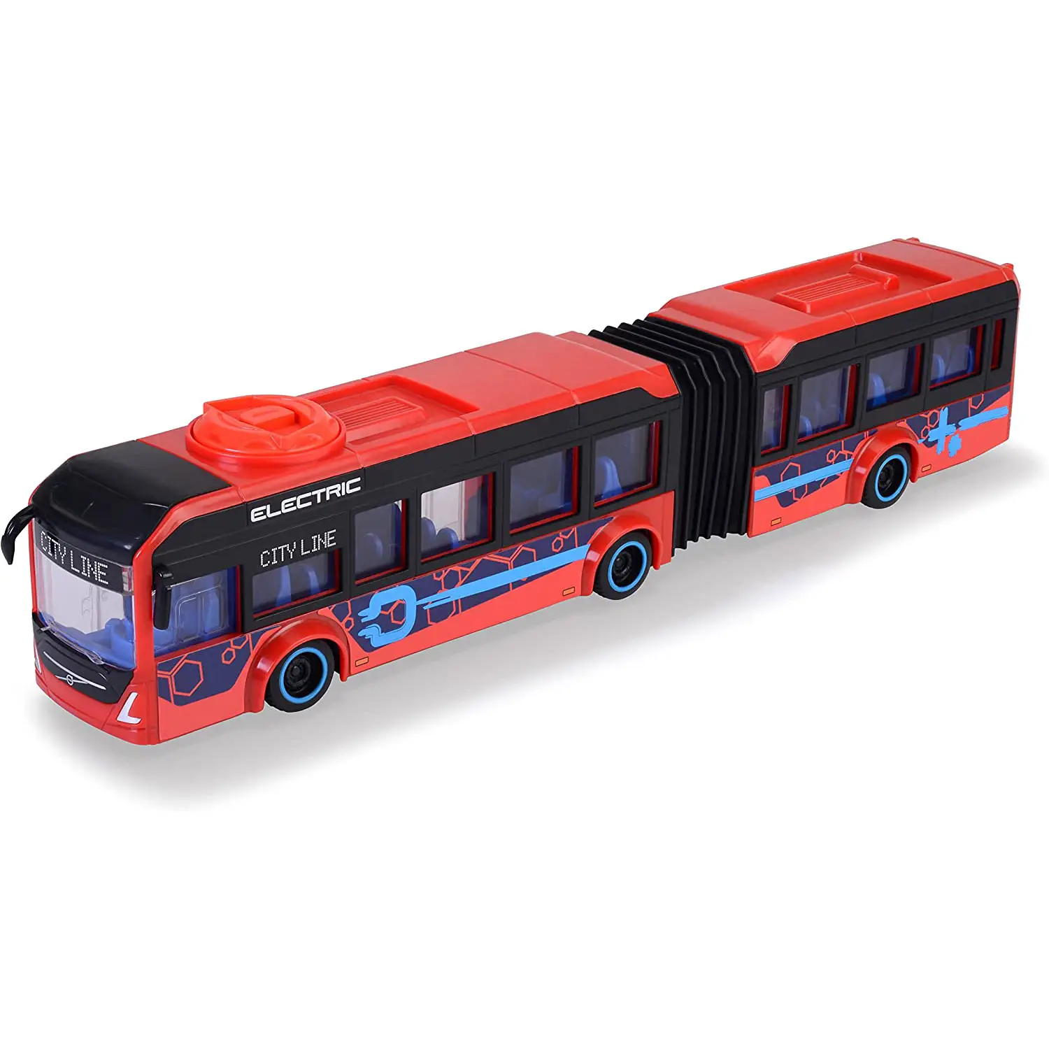 Dickie Toys Volvo 7900 E Bus Articolato Giocattolo 40 cm - modellini