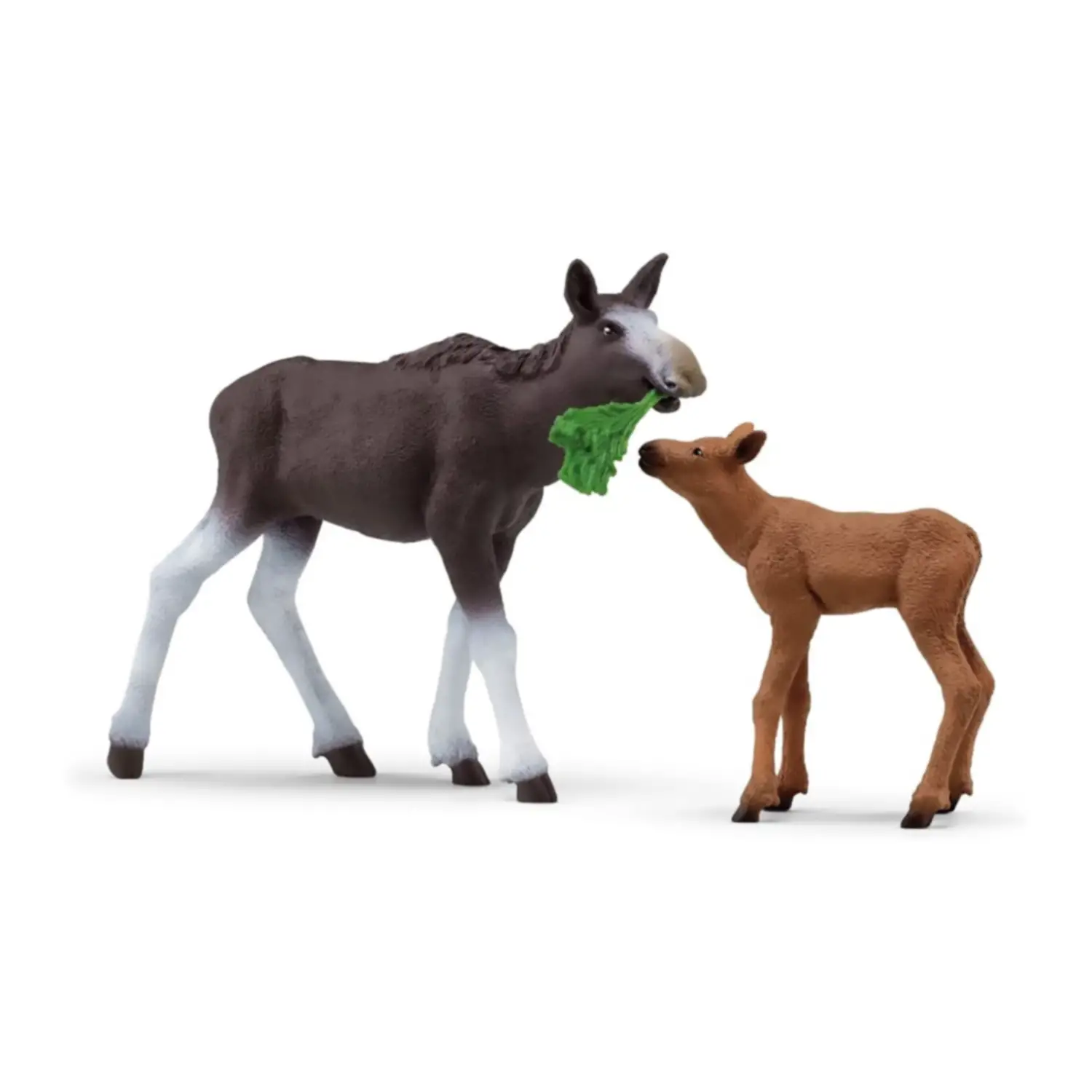Schleich Femmina Di Alce Con Cucciolo - Animali