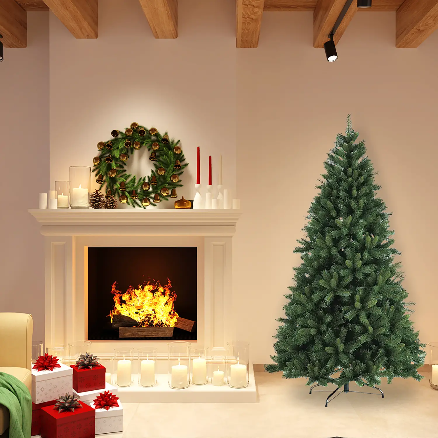 Albero di Natale Chantal H 180 cm. - alberi