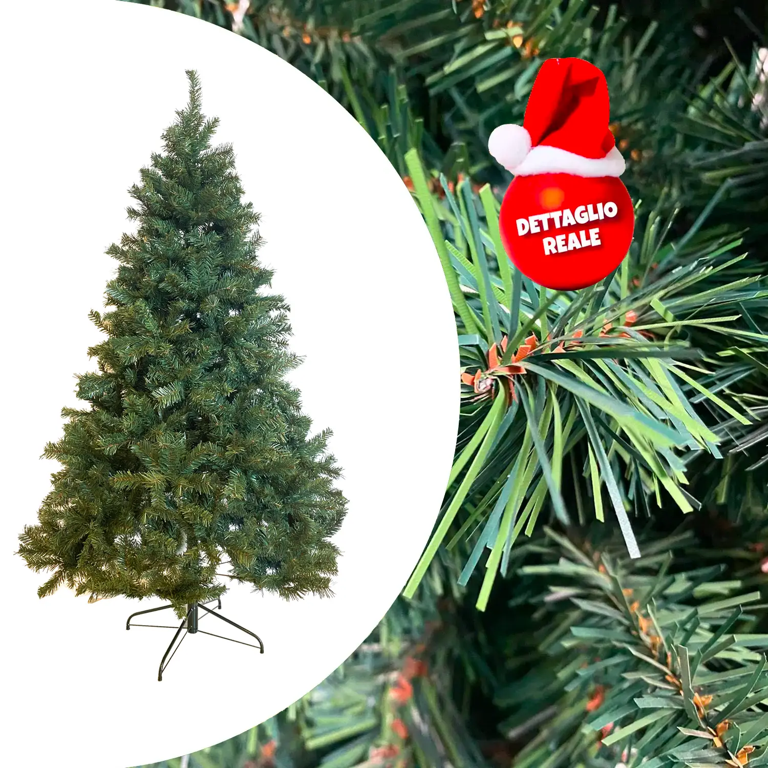 Albero di Natale Comet - Altezza 210 cm. - alberi
