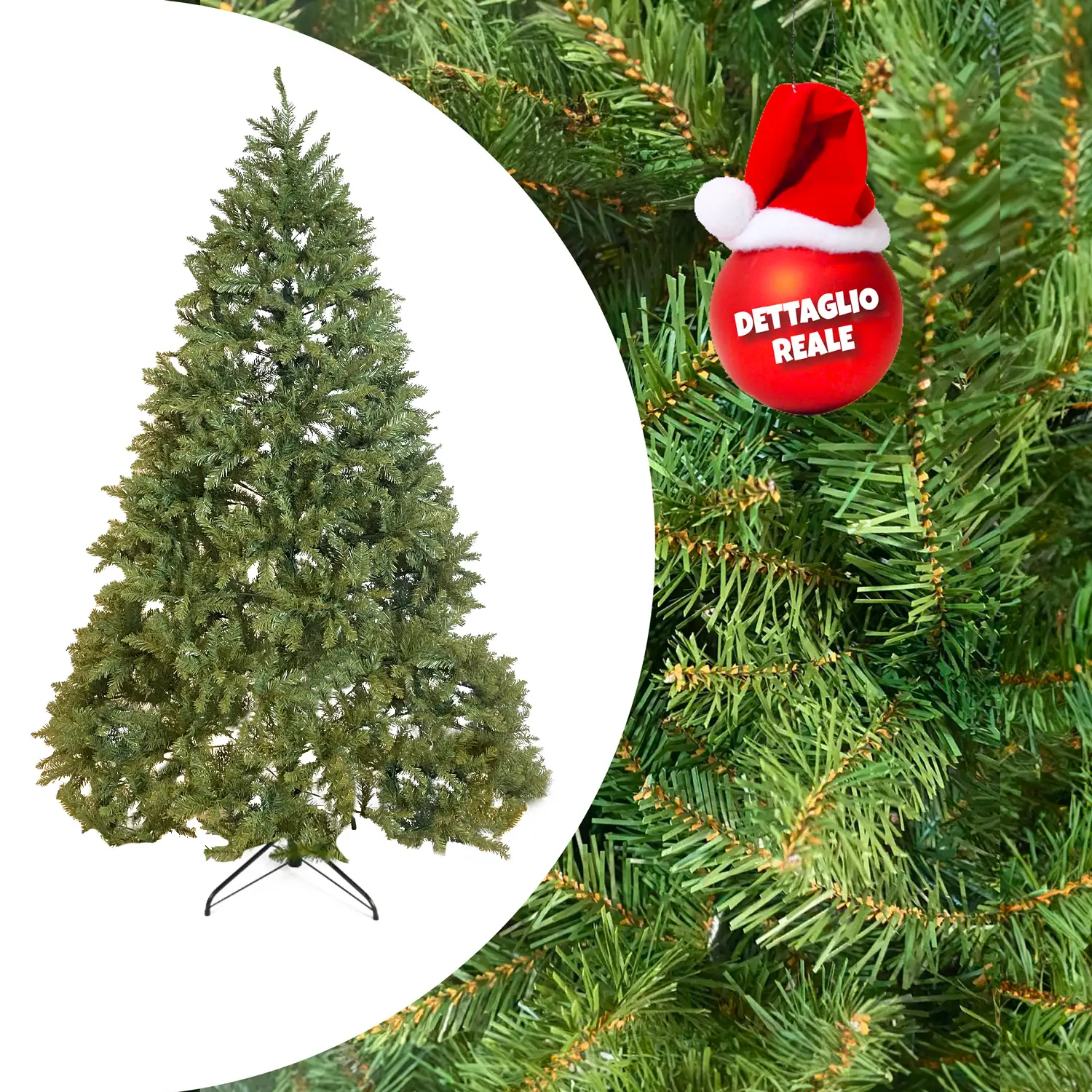 Albero di Natale Kensington H 240 cm. - alberi