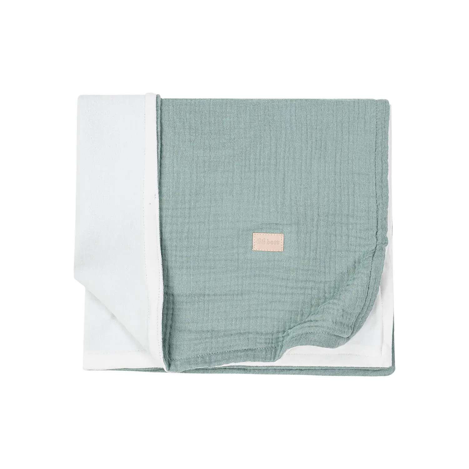 Copertina Tender Mussola per Culla/Carr. Vintage Green - lenzuolini