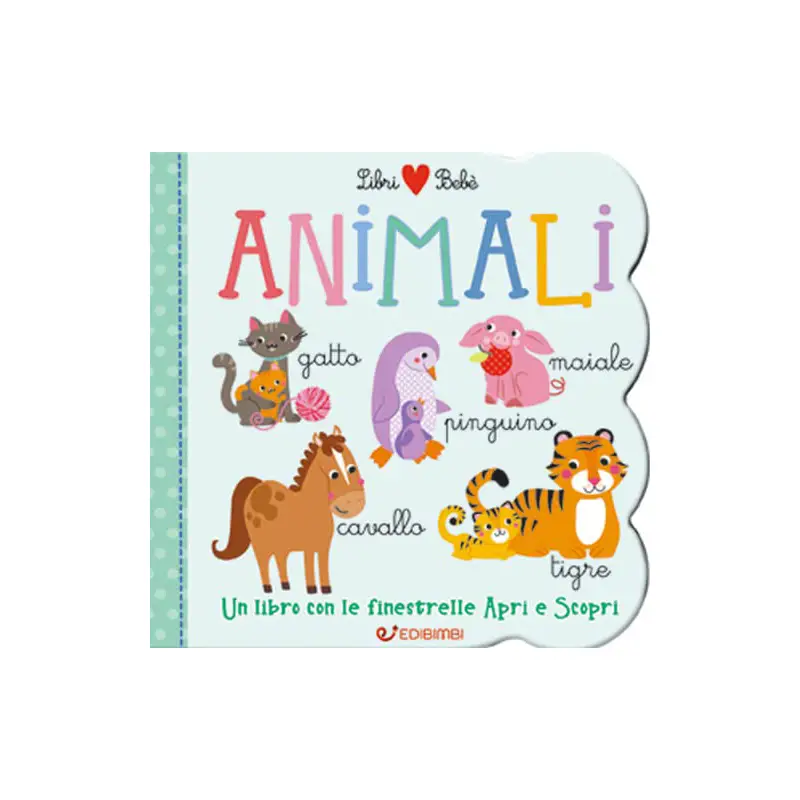 LIBRI BEBE' - ANIMALI - Prima biblioteca