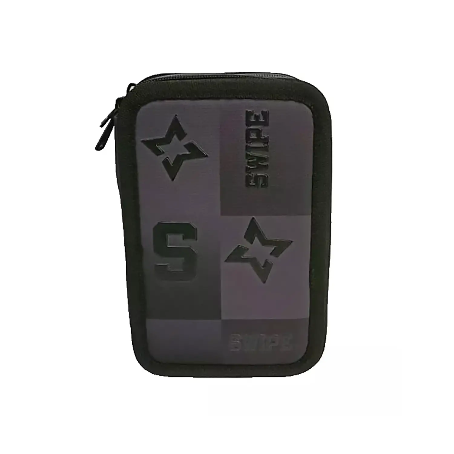 Swipe Trendy Astuccio 3 Zip Nero - astucci colori