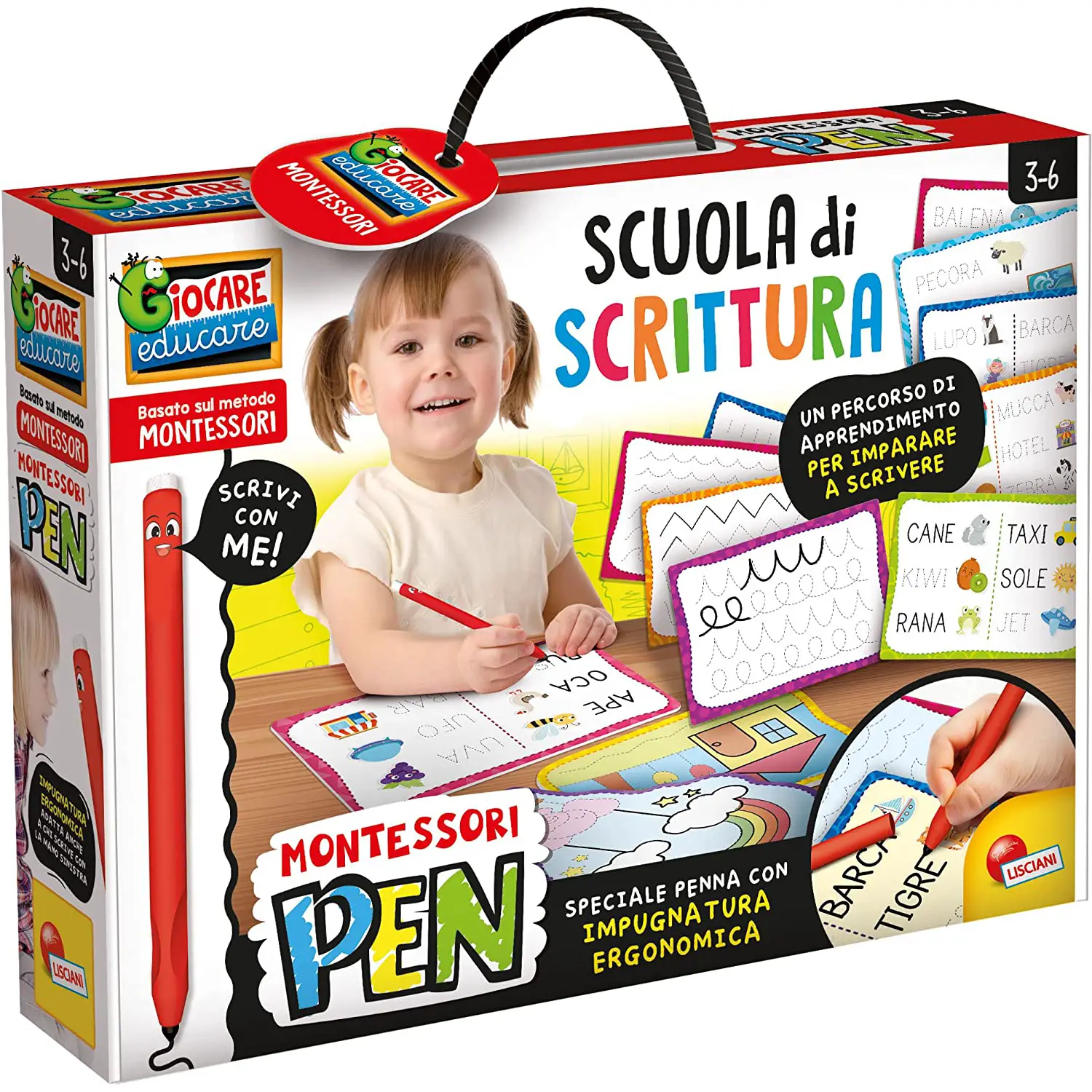 Lisciani Montessori Pen Scuola Scrittura - Primi giochi