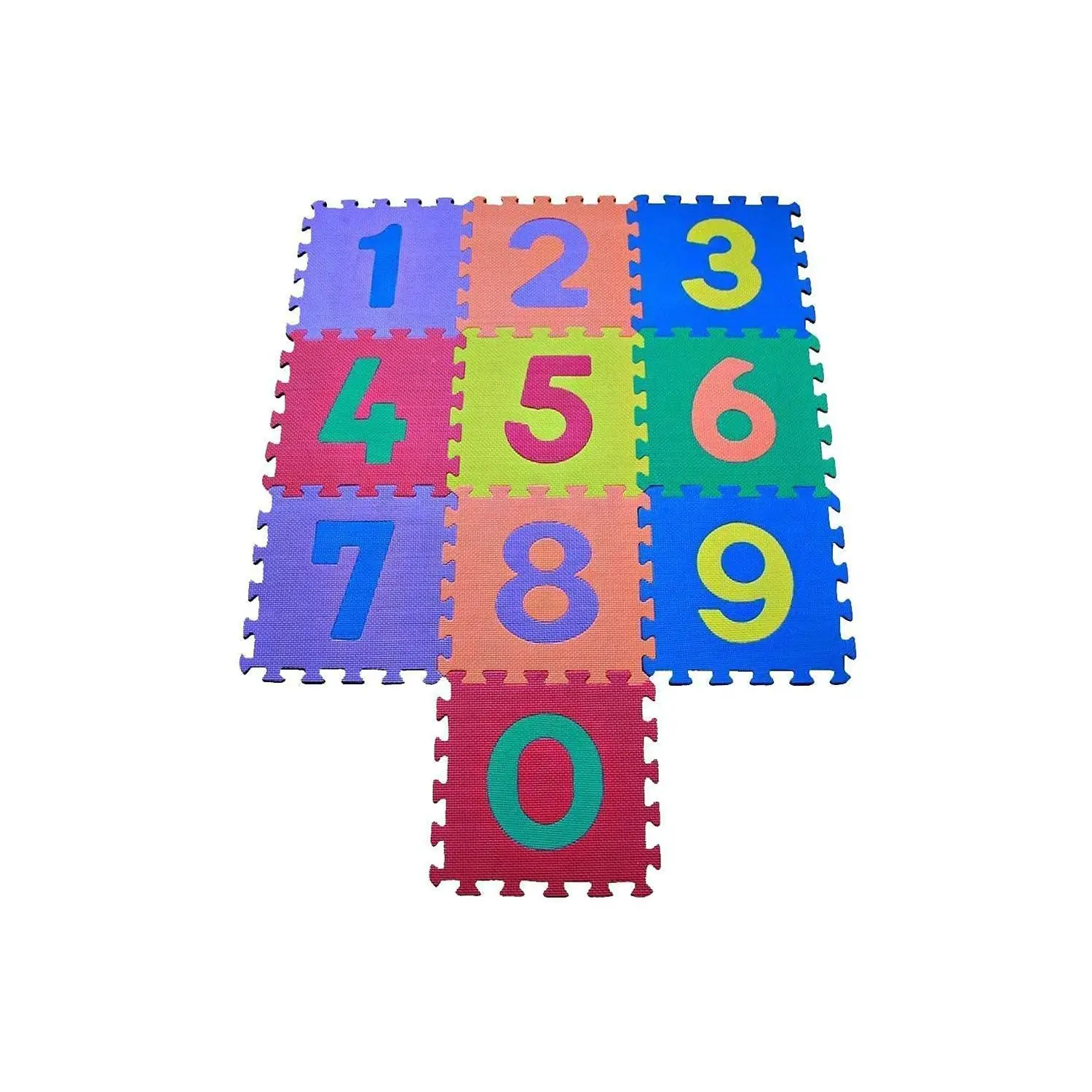 Tappeto Eva Numeri 9 pezzi - Giò Baby - Tappeti per il gioco