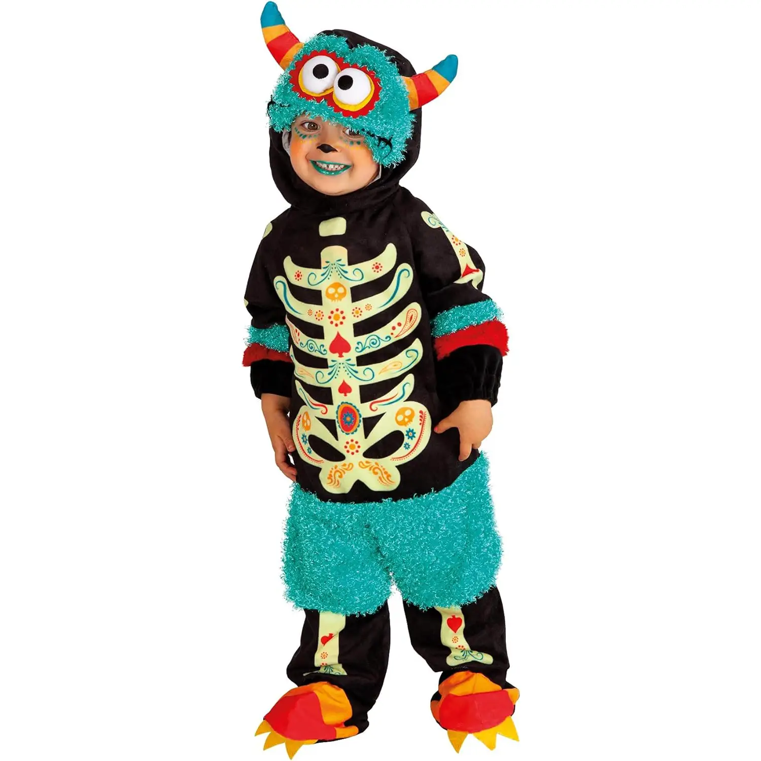 Costume Monster Katrina - Taglia Toddler - 1/2 anni - Abiti halloween